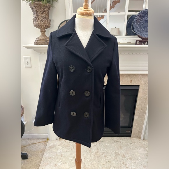 Nordstrom Jackets & Blazers - Classic Woolrich Navy Vintage Peacoat
